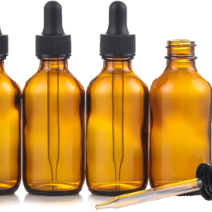 Amber Glass Essential Oil Bottles – 10ml (Set of 6)