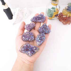 Raw Amethyst Geode Cluster – Purple Crystal