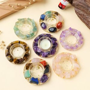 Tumbled Crystal Stones – Amethyst Mix (Set of 10)