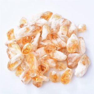 Raw Citrine Point – Natural Golden Crystal Specimen