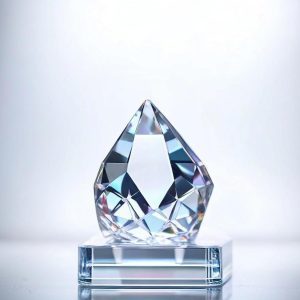 Crystal Display Stand – Clear Acrylic
