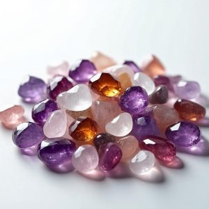 Tumbled Mixed Gemstone Set – Amethyst, Citrine, Quartz