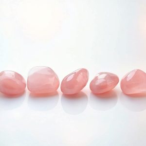 Tumbled Rose Quartz Stones – Set of 5